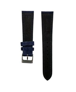 Klassisches Wildleder Uhrarmband – Dunkelblau | WB Original -WATBANDIT Verkäufe Classic Suede Strap – Dark Blue WB Original back min