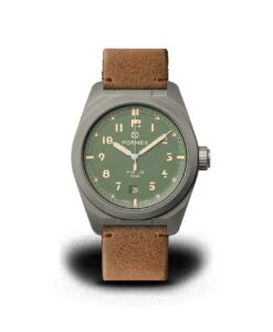 Formex – Field Automatic – Sage Green – Deployant Leone Bolgheri Lederarmband