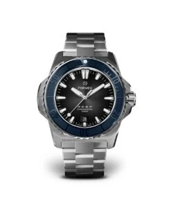 Formex – Reef – Automatic Chronometer COSC 300m – Schwarzes Zifferblatt/Blaue Lünette