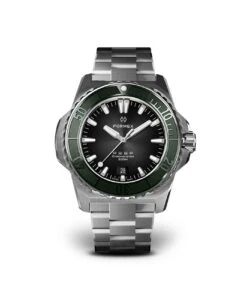 Formex – Reef – Automatic Chronometer COSC 300m – Schwarzes Zifferblatt/Grüne Lünette