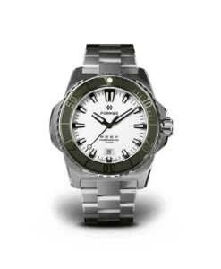 Formex – Reef – Automatic Chronometer COSC 300m – Weißes Zifferblatt/Grüne Lünette