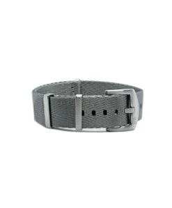 Herringbone Nylon Uhrenarmband – Grau | WB Original