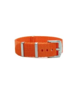 Herringbone Nylon Uhrenarmband – Orange | WB Original