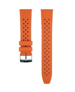 Rauten Style Kautschuk Uhrenarmband – Orange | WB Original