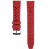 Rauten Style Kautschuk Uhrenarmband – Rot | WB Original