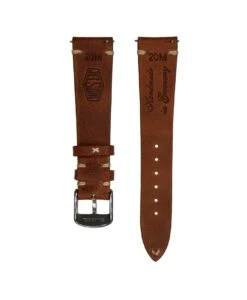 Jelsdal – Vintageleder Uhrarmband – Braun -WATBANDIT Verkäufe Jelsdal Vintage Leather Watch Strap Brown back min 1