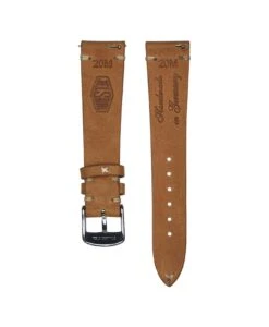 Jelsdal – Vintageleder Uhrarmband – Goldbraun -WATBANDIT Verkäufe Jelsdal Vintage Leather Watch Strap Tanned back min