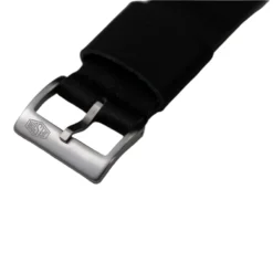 Jelsdal – Vintage Military Single Pass Lederuhrarmband – Schwarz 8 Jelsdal – Vintage Military Single Pass Lederuhrarmband – Schwarz -WATBANDIT Verkäufe JelsdalSinglePassLeatherWatchStrap Black buckle 1800x1800