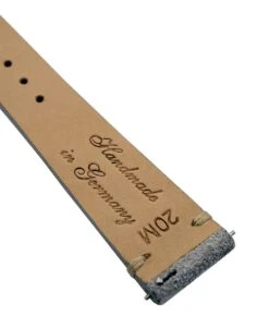 Jelsdal – Vintage Wildleder Uhrarmband – Grau 6 Jelsdal – Vintage Wildleder Uhrarmband – Grau -WATBANDIT Verkäufe Jelsdal Vintage Suede Watch Strap Light Grey close up min