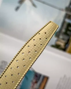 Tropical Style Kautschuk Uhrenarmband – Khaki | WB Original -WATBANDIT Verkäufe Khaki TropicalStyle Rubber Watch band Nordic Marine Instruments