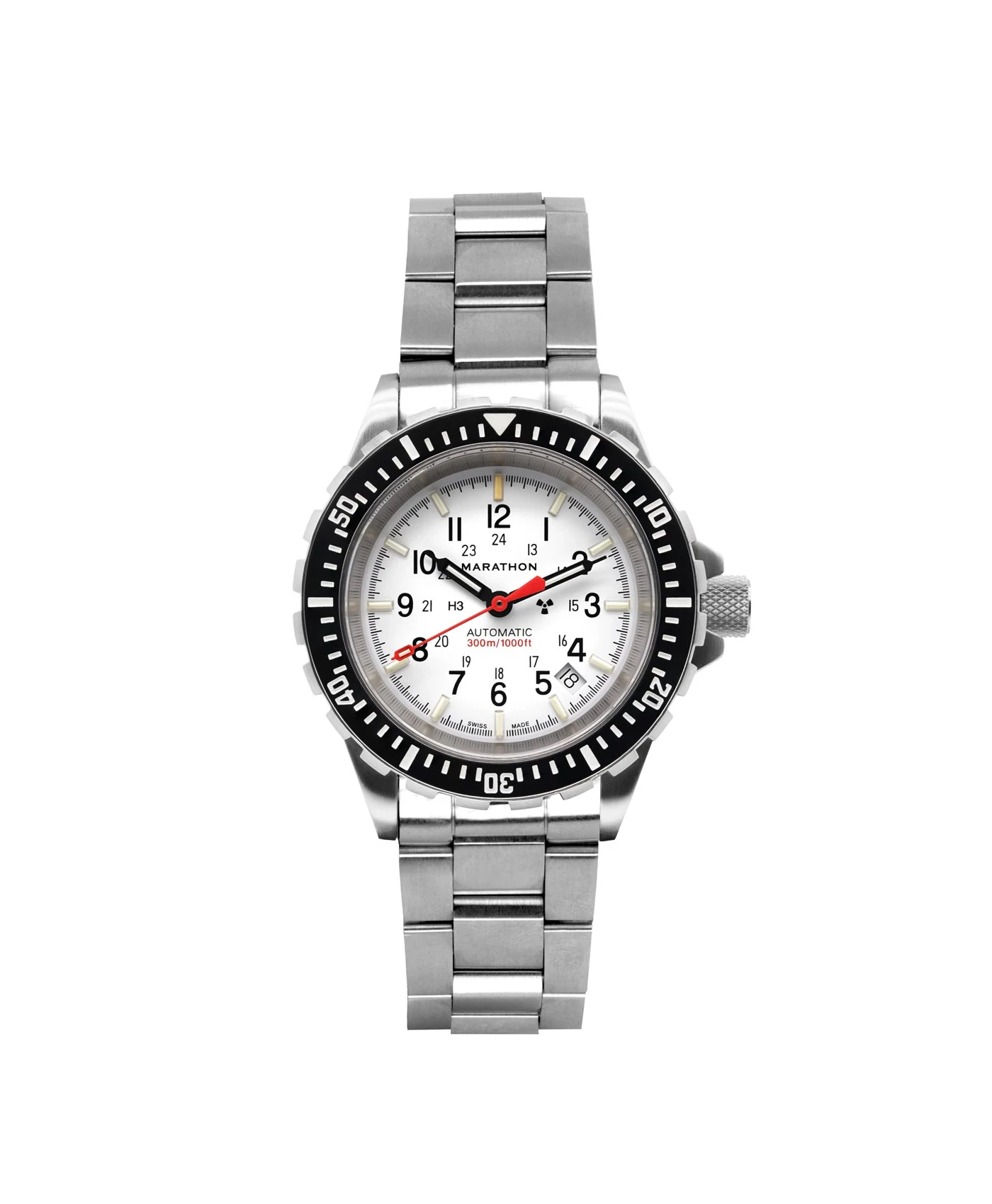 Marathon – 41mm Artic Edition Large Diver’s Automatic (GSAR) Mit Edelstahl-Armband 1 Marathon – 41mm Artic Edition Large Diver’s Automatic (GSAR) Mit Edelstahl-Armband