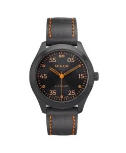 Minor – Heritage – Black & Orange Automatic