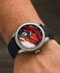 Ocean Crawler – Champion Diver – Fordite – Typ B -WATBANDIT Verkäufe Ocean Crawler Champion Diver Fordite Type B Wrist shot min