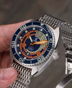 Ocean Crawler – Decompression Timer – Blau -WATBANDIT Verkäufe Ocean Crawler Decompression Timer Blue close up min