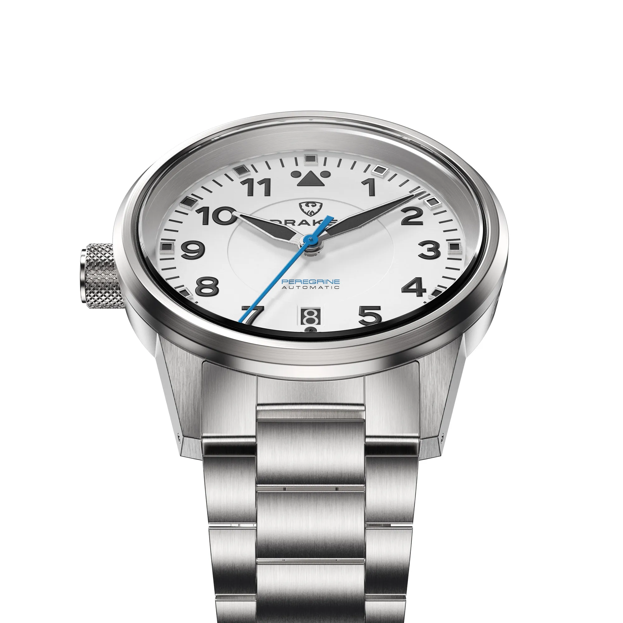 Draken – Peregrine – Version B – Weiß – Edelstahlarmband 5 Draken – Peregrine – Version B – Weiß – Edelstahlarmband – Bild 5
