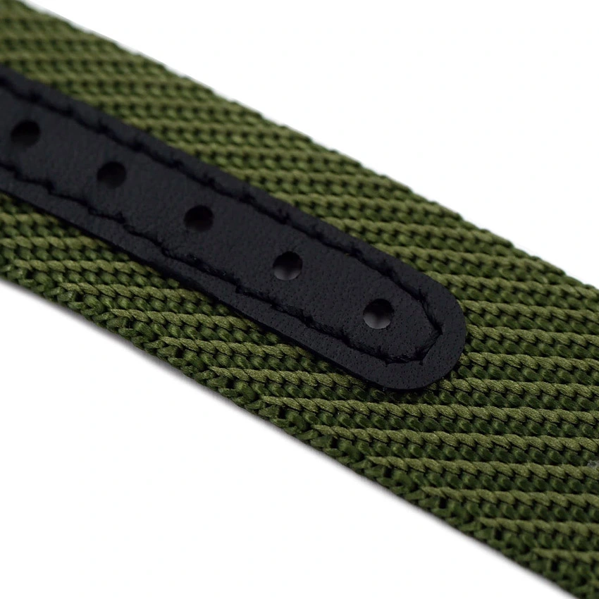 Verstellbares Premium Nylon Uhrenarmband Militärgrün (einteilig) | WB Original 2 Verstellbares Premium Nylon Uhrenarmband Militärgrün (einteilig) | WB Original – Bild 2