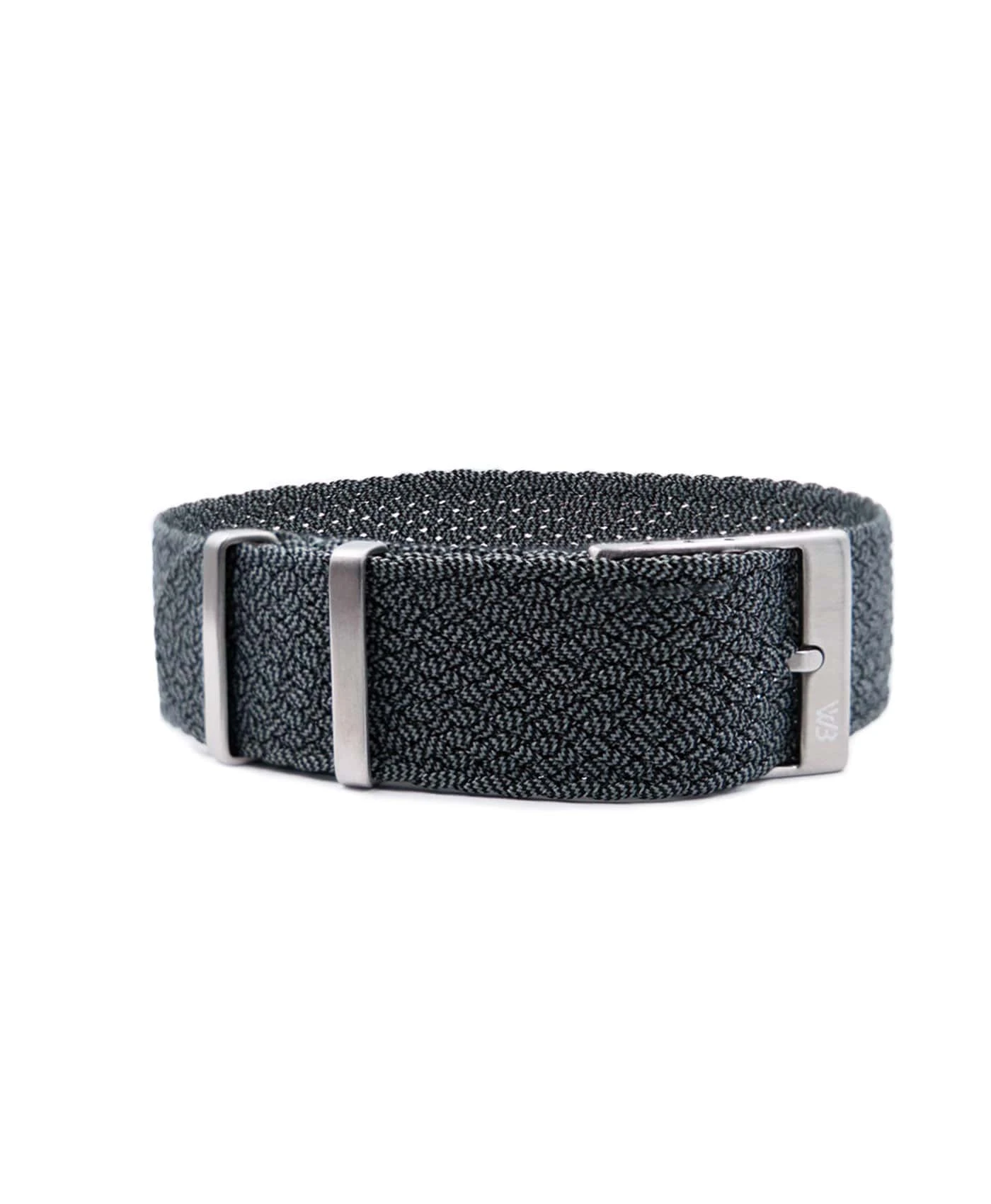 Premium Perlon Uhrenarmband – Grau/Schwarz | WB Original 1 Premium Perlon Uhrenarmband – Grau/Schwarz | WB Original