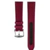 Premium Segeltuch Uhrenarmband – Burgundrot | WB Original