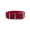 Geripptes Nylon Uhrenarmband – Deep Pink | WB Original