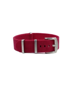 Geripptes Nylon Uhrenarmband – Deep Pink | WB Original