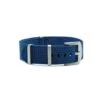 Geripptes Nylon Uhrenarmband – Blau | WB Original