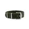 Geripptes Nylon Uhrenarmband – Grün | WB Original