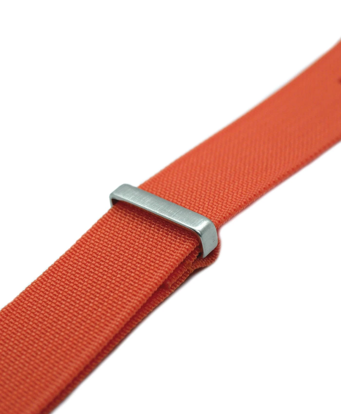 Geripptes Nylon Uhrenarmband – Orange | WB Original 2 Geripptes Nylon Uhrenarmband – Orange | WB Original – Bild 2