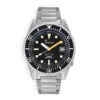 Squale – 1521 Black – Sandgestrahlt – Edelstahlarmband – 1521BKBL.SQ20S