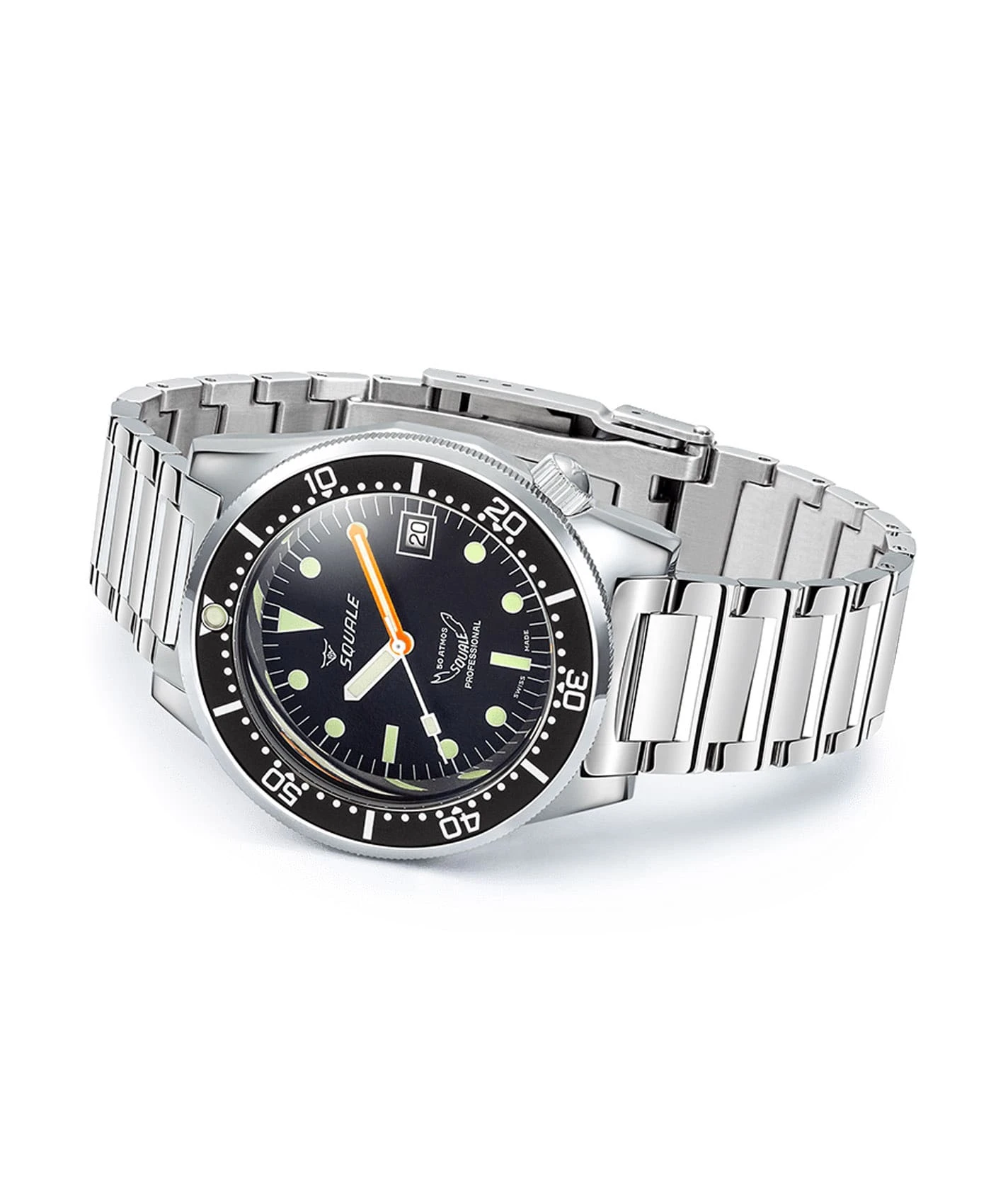 Squale – 1521 Black Classic – Poliert – Edelstahlarmband – 1521CL.SQ20L 3 Squale – 1521 Black Classic – Poliert – Edelstahlarmband – 1521CL.SQ20L – Bild 3