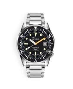 Squale – 1521 Black Classic – Poliert – Edelstahlarmband – 1521CL.SQ20L