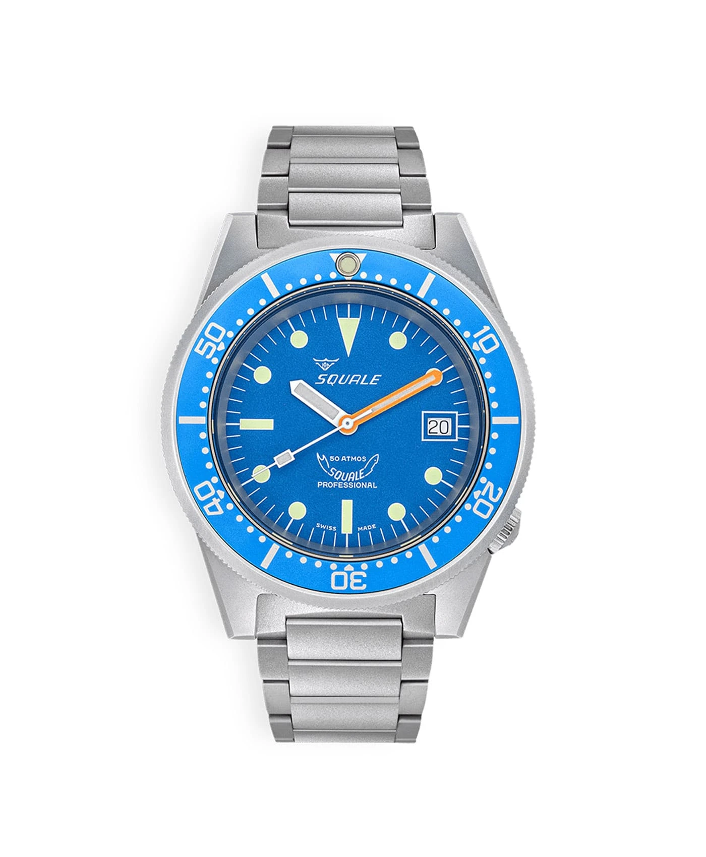 Squale – 1521 Blue – Sandgestrahlt – Edelstahlarmband – 1521BLUEBL.SQ20S 1 Squale – 1521 Blue – Sandgestrahlt – Edelstahlarmband – 1521BLUEBL.SQ20S