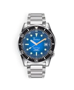 Squale – 1521 Blue Ray – Poliert – Edelstahlarmband – 1521PROFD.SQ20L