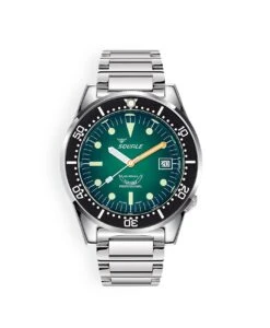 Squale – 1521 Green Ray – Poliert – Edelstahlarmband – 1521PROFGR.SQ20L