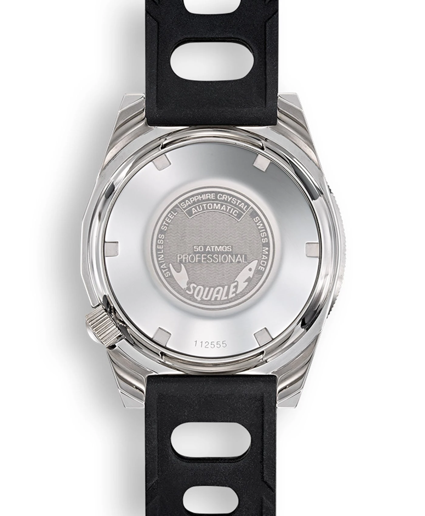 Squale – 1521 Series – 026/A Schwarz Poliert 6 Squale – 1521 Series – 026/A Schwarz Poliert – Bild 6