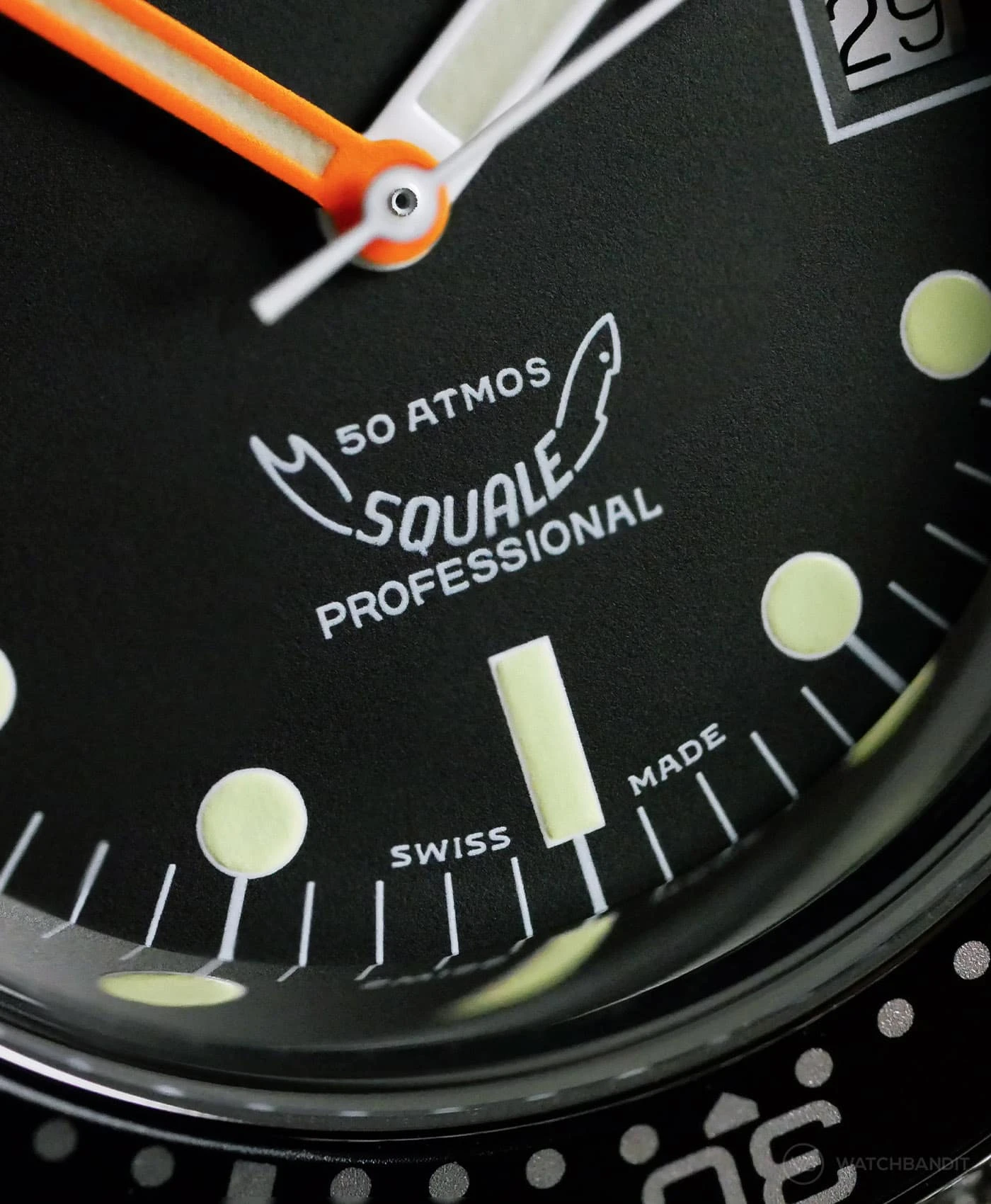 Squale – 1521 Series – 026/A Schwarz Poliert 2 Squale – 1521 Series – 026/A Schwarz Poliert – Bild 2