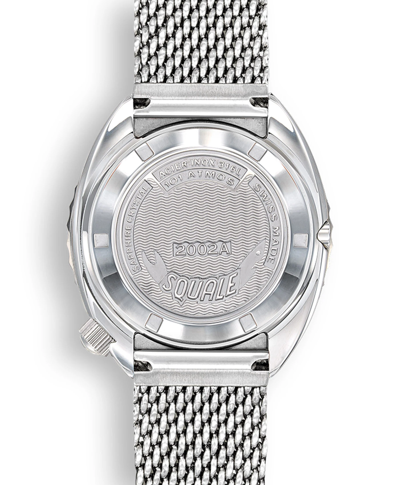 Squale – 2002 Series- 101 Atmos Poliert – Blaues Zifferblatt, Blau/Rote Lünette 4 Squale – 2002 Series- 101 Atmos Poliert – Blaues Zifferblatt, Blau/Rote Lünette – Bild 4