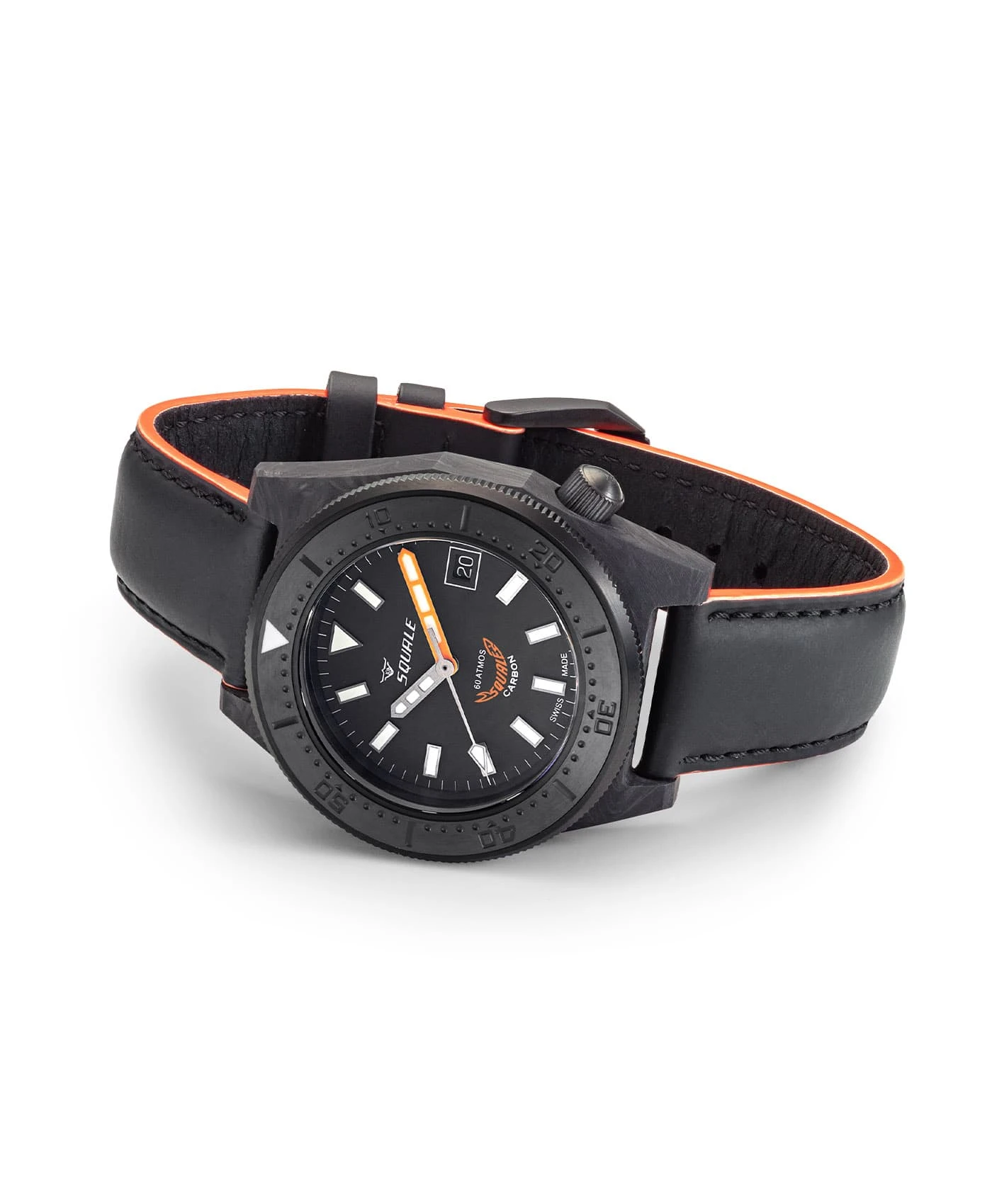 Squale – 60 ATM – T-183 Forged Carbon – Orange 3 Squale – 60 ATM – T-183 Forged Carbon – Orange – Bild 3