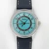 Vario – Empire Seasons True GMT – Summer Blue Automatic Dress Watch – Royal Blue Lederarmband & Metallarmband