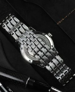 Vario – Empire Seasons True GMT – Winter White Automatic Dress Watch – Pewter Grey Lederarmband & Metallarmband 6 Vario – Empire Seasons True GMT – Winter White Automatic Dress Watch – Pewter Grey Lederarmband & Metallarmband -WATBANDIT Verkäufe Vario True GMT Metal Bracelet min