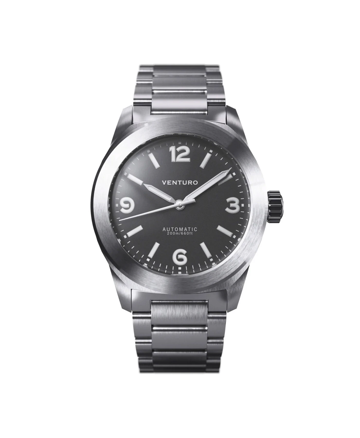 Venturo – Field Watch 3 – Grau – Edelstahl- & Canvasarmband 1 Venturo – Field Watch 3 – Grau – Edelstahl- & Canvasarmband