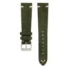 Wildleder Uhrarmband Vintage Grün | WB Original