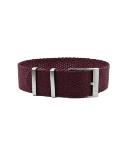 Premium Perlon Uhrenarmband – Burgundrot | WB Original