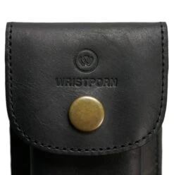 WRISTPORN – Leder-Uhrentasche – Schwarz 8 WRISTPORN – Leder-Uhrentasche – Schwarz -WATBANDIT Verkäufe Wristporn Leather Watch Pouch Black detail min