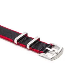 Heavy Duty Nylon Uhrenarmband – Schwarz & Rot | WB Original 6 Heavy Duty Nylon Uhrenarmband – Schwarz & Rot | WB Original -WATBANDIT Verkäufe heavy duty nylon strap black red wb original buckle 2 66a77b66d2458