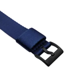 Jelsdal – Vintage Military Nylon Uhrenarmband (einteilig) – Blau -WATBANDIT Verkäufe jelsdal vintage military single pass nylon strap blue black pvd 66a786a830bd2