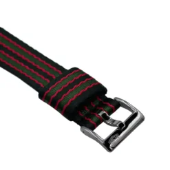 Jelsdal – Vintage Military Nylon Uhrenarmband (einteilig) – Bond -WATBANDIT Verkäufe jelsdal vintage military single pass nylon strap bond polished 66a7884c4e397