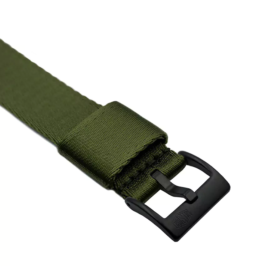 Jelsdal – Vintage Military Nylon Uhrenarmband (einteilig) – Grün 3 Jelsdal – Vintage Military Nylon Uhrenarmband (einteilig) – Grün – Bild 3