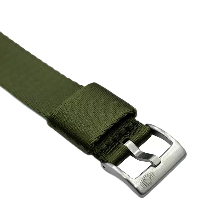 Jelsdal – Vintage Military Nylon Uhrenarmband (einteilig) – Grün 2 Jelsdal – Vintage Military Nylon Uhrenarmband (einteilig) – Grün – Bild 2