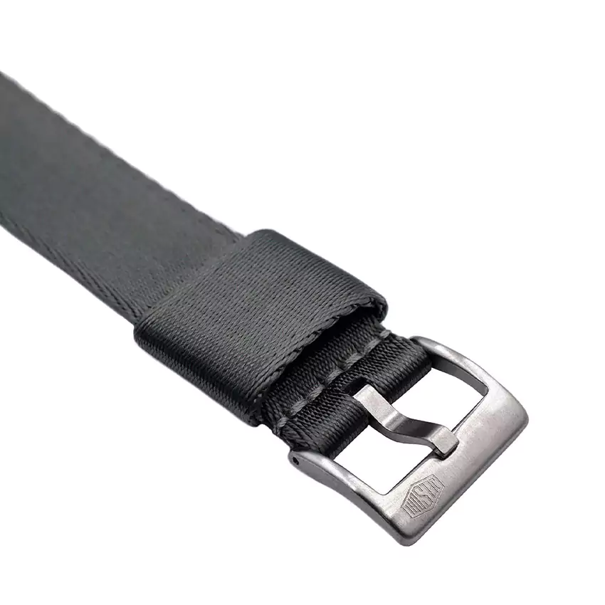 Jelsdal – Vintage Military Nylon Uhrenarmband (einteilig) – Grau 2 Jelsdal – Vintage Military Nylon Uhrenarmband (einteilig) – Grau – Bild 2