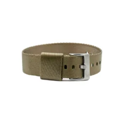 Jelsdal – Vintage Military Nylon Uhrenarmband (einteilig) – Khaki
